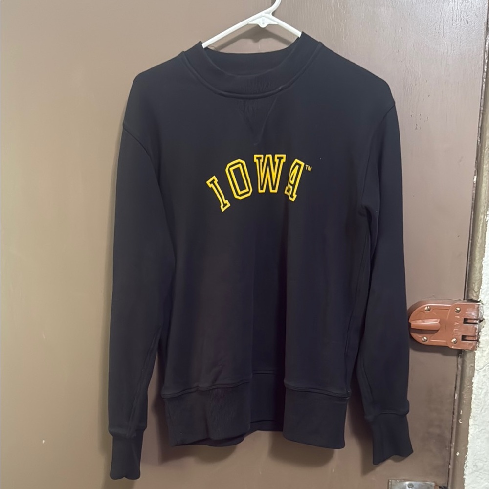Vintage Black Womens Iowa Sweatshirt Size S